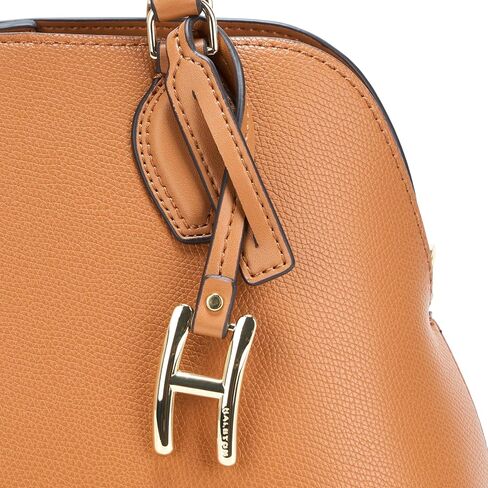 Halston Quincy Embossed Pebble Top Zip Satchel in Saudi Arabia
