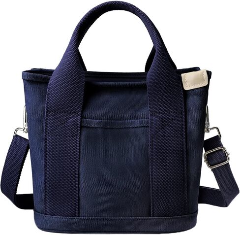 Canvas Tote Bag for Women Stylish Crossboy Handbag Casual Hobo Bag Top Handle Satchel with Multiple Pockets in Saudi Arabia