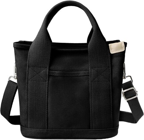 Canvas Tote Bag for Women Stylish Crossboy Handbag Casual Hobo Bag Top Handle Satchel with Multiple Pockets in Saudi Arabia