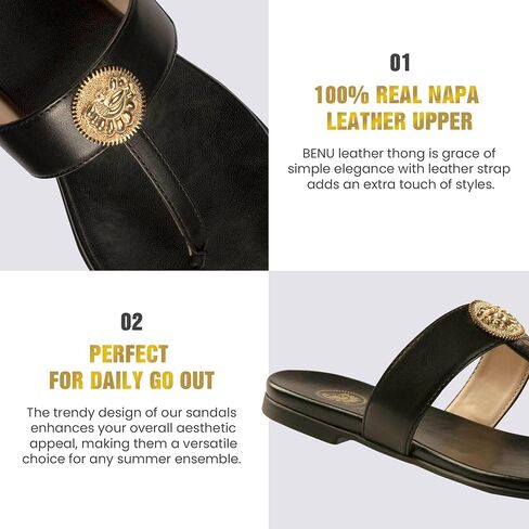 Jatarea slip-on flat toe post to standals for women | بينو in Kuwait