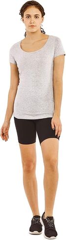 Women's Cotton 15" Outseam Short Leggings - 3 in a Pack in Kuwait