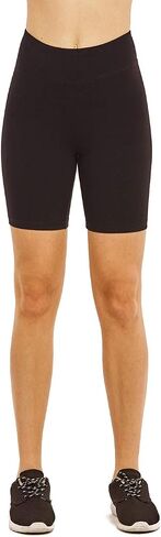 Women's Cotton 15" Outseam Short Leggings - 3 in a Pack in Kuwait