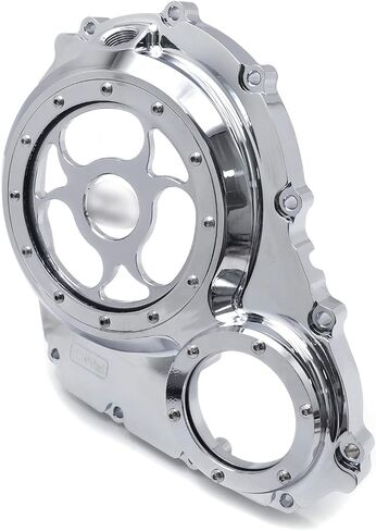 HTTMT- CNC See Through Black&Clear Glass Engine Clutch Cover w/Gasket Compatible with Suzuk 2006-2022 GSX-R 600/750 in Saudi Arabia