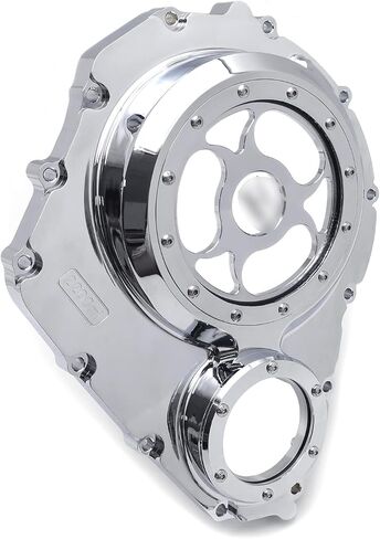 HTTMT- CNC See Through Black&Clear Glass Engine Clutch Cover w/Gasket Compatible with Suzuk 2006-2022 GSX-R 600/750 in Saudi Arabia