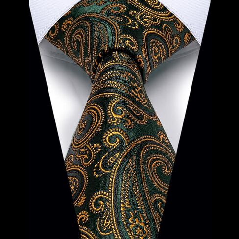 Striped Ties for Men Jacquard Silk Tie Plaids Checkerd Tie Floral Formal Business Mens Neckties with Gift Box in Saudi Arabia