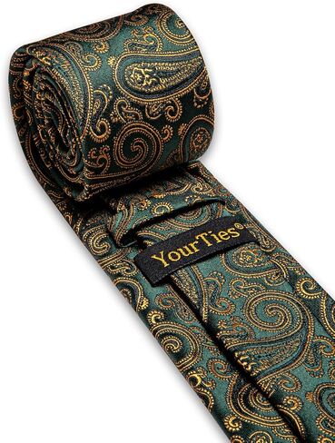 Striped Ties for Men Jacquard Silk Tie Plaids Checkerd Tie Floral Formal Business Mens Neckties with Gift Box in Saudi Arabia