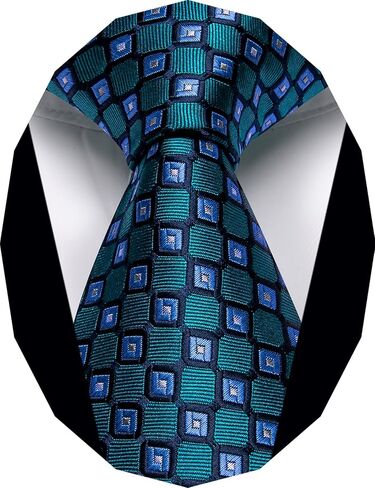 Striped Ties for Men Jacquard Silk Tie Plaids Checkerd Tie Floral Formal Business Mens Neckties with Gift Box in Saudi Arabia