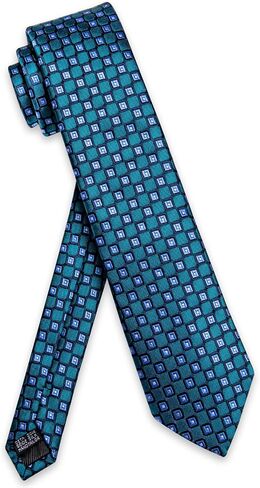 Striped Ties for Men Jacquard Silk Tie Plaids Checkerd Tie Floral Formal Business Mens Neckties with Gift Box in Saudi Arabia