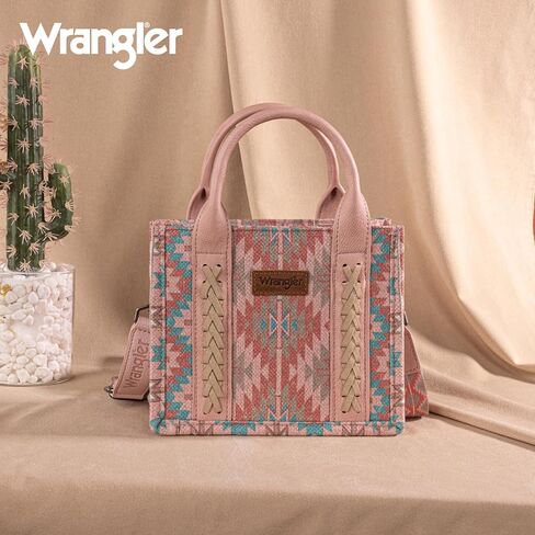 Montana West x Wrangler Mini Tote Bag for Women Boho Aztec Crossbody Purse Top Handle Handbags in Saudi Arabia