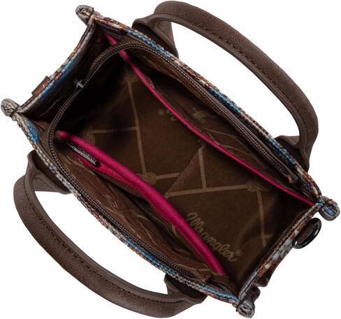 Montana West x Wrangler Mini Tote Bag for Women Boho Aztec Crossbody Purse Top Handle Handbags in Saudi Arabia