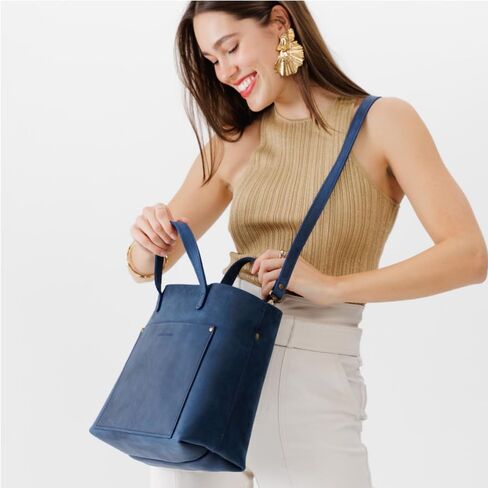 Portland Leather Goods Medium Crossbody Tote for Women – Handmade from the Finest Full-Grain Hides in Kuwait