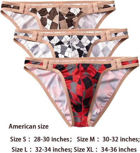 Mens briefs underwear sexy panties Bulge with pouch U Convex Middle waist Adjustable quick-dry lingerie Pack in Saudi Arabia