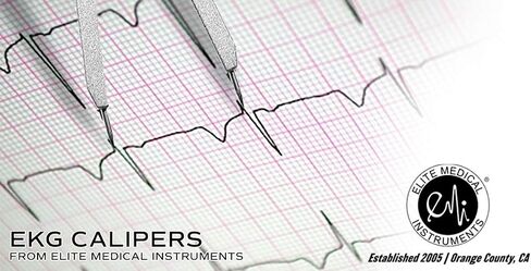 EMI ROYAL الجودة الفاخرة EKG ECG الفرجار الطبي للتمريض EKG-100-Royal in Kuwait
