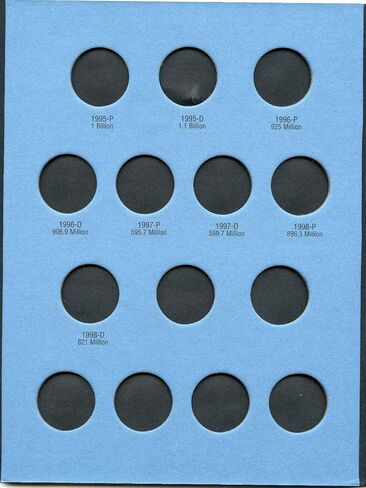 Whitman Coin Collector’s Board Coin Map US National Parks Quarter Series 2010 – 2021 “Push-Fit" Foam in Saudi Arabia