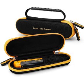 Hard Case Replacement for Fluke 1AC/2AC Volt & Klein NCVT-2 Alert Non-Contact Voltage Tester, Built-in Bottom Support Carrying Storage Bag, Black