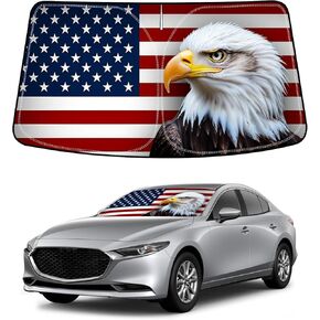 Bestview Windshield Sunshade Compatible with 2019-2024 Mazda CX-30 CX30 Accessories, Front Window Sunshade Sun Visor Protector Block UV Rays Heat, Foldable 2 Layers 210T Material