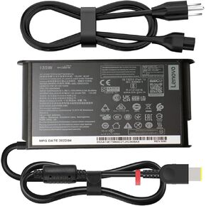 شاحن طاقة تيار متردد 135 وات مناسب لجهاز Lenovo ThinkPad E570 E560 E540 E440 E550 E555 E450 20V 6.75A ADL135NDC3A ADL135NDC2A سلك محول للكمبيوتر المحمول للألعاب