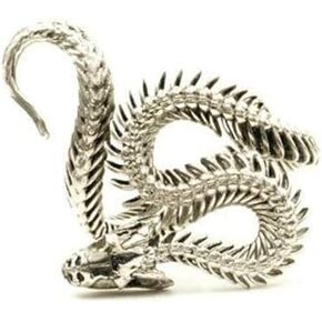 TKMIRA Snake Ring for Women Men Sterling Silver Snake Adjustable Ring Sets Vintage Jewelry