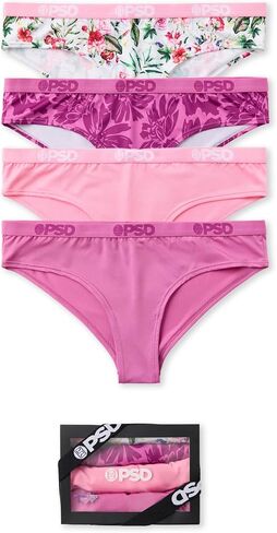 ملابس داخلية كلاسيكية للسيدات من PSD Pop Trip Cc 4Pk Bx، متعددة، L in Saudi Arabia