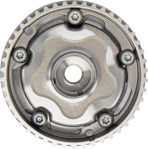 محرك توقيت عمود الحدبات VVT Gear Intake & Exhaust Cam Phaser Sprocket متوافق مع شيفروليه Aveo5، Pontiac G3، Saturn Astra 1.6L 1.8L L4 استبدال # 55567048 12992410 918-776 55567049 12992409 918-182 in Saudi Arabia