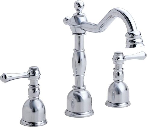 Gerber Opulence Two-Handle Widespread Bathroom Faucet, Black Finish, 1.2 GPM WaterSense Certified in Saudi Arabia