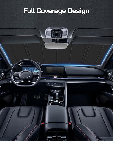 Windshield Sun Shade for 2010-2023 Lexus GX460 Front Window Sunshade. Reflective Rigid Material in Kuwait