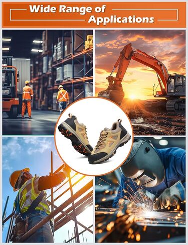 ISOOUS Steel Toe Shoes for Men Women Safety Composite Toe Sneakers Lightweight Comfortable Non Slip Resistant Work Shoes for Men Utility Indestructible Industrial Construction Shoes in Saudi Arabia