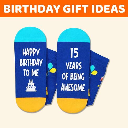 Zmart 14th Birthday Gift Ideas Socks - 14th Birthday Gifts for 14 Year Old Boys Girls, Birthday Presents for 14 Year Old Teens in Saudi Arabia