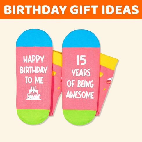 Zmart 14th Birthday Gift Ideas Socks - 14th Birthday Gifts for 14 Year Old Boys Girls, Birthday Presents for 14 Year Old Teens in Saudi Arabia