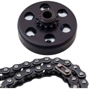 Centrifugal Clutch 5/8" Bore 12 Tooth with #35 Chain for Go Kart Mini Bike Lawnmower Engine