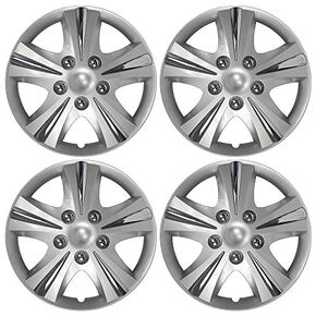 Custom Accessories 96903 Silver 17" Wheel Cover, Set of 4