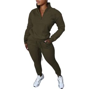 Nimsruc 2 Piece Outfits for Women Casual Pullover Sweatsuits Tracksuits Joggers Pants sets