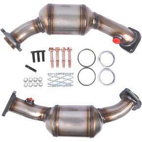 2Pcs Catalytic Converters Left & Right Compatible with Ca-dillac CTS 2.8L 2005-2007 3.6L 2004-2007 16544 16546