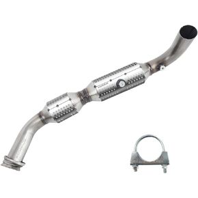 Left Catalytic Converter Compatible with 1997 1998 1999 2000 2001 2002 2003 Ford F150, 2004 Ford F150 Heritage 4.2L V6 Catalytic Convertor High Performance (EPA Compliant)
