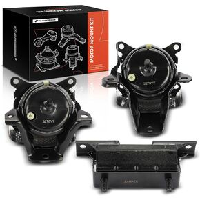 A-Premium Engine Motor Mount and Transmission Mount Kit Compatible with Chevrolet Silverado 1500, Tahoe, Suburban & GMC Sierra 1500, Yukon, Yukon XL & Cadillac Escalade, Escalade ESV, 4WD, 3-PC Set