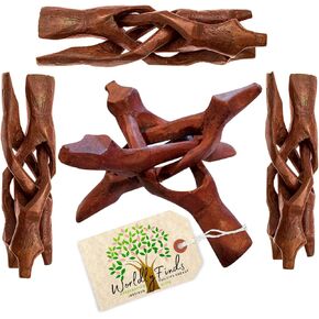 حامل كوبرا 6 بوصات حامل عرض خشبي بالجملة، كرة كريستالية، حامل صدفة أذن البحر، منحوت يدويًا، حامل قاعدة حامل ثلاثي الأرجل خشبي ملون للأصداف، ويكا، ريكي، عرض ديكور ترابي، (6) in Kuwait