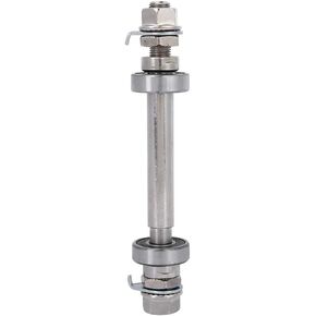 Bicycle Wheel Hub Axle,Metal Bicycle Wheel Hub Axle Front Rear Solid Shaft Lever Bike Repair Tool Accessories