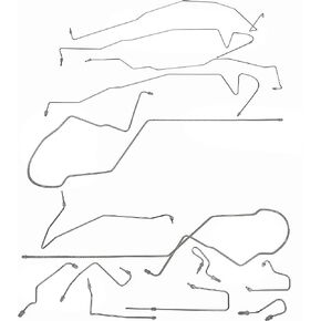Dorman 919-235 Stainless Steel Brake Line Kit Compatible with Select Ford / Mercury Models (OE FIX)