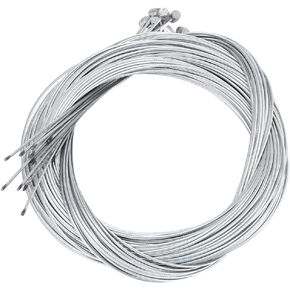 Electric bicycle brake line, 20 pieces of metal 2.5 m long 1.6 mm thick electric bicycle rear wheel cable core brake line bicycle accessories 2300 Mm Brake Cables Brake Cable