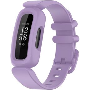 Compatible with Fitbit Ace 3 Bands for Kids Girls Boys, Adjustable Colorful Silicone Replacement Bands Wristbands Straps Bracelet for Fitbit Ace 3, Fitbit inspire 2 Activity Tracker