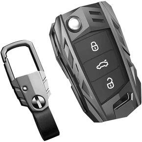 Zinc Alloy Key fob Cover, Keychain, Key Case Compatible for Volkswagen