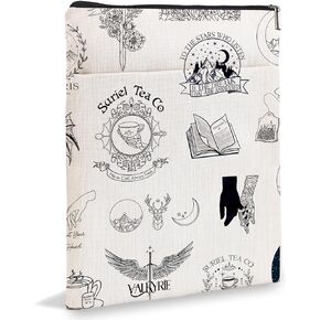 Suriel Tea Co Acotar Book Sack Velaris City of Starlight Book Cover, Book Sleeve for Book Lovers Book Inspired Gift, Book Sleeves Gift, Zipper Book Sleeve Gift 6JB010