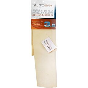 AutoSpa 40203AS Genuine Full Skin Chamois, 3.5 sqft