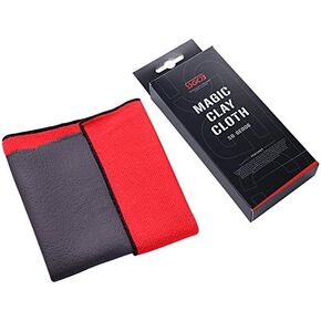 SGCB Magic Moya Clay Bar Towel, Super Powerful Volcanic Mud Clay Microfiber Claying Bar Towel Fine Grade Nano Clay Bar Cloth Surface Pre Auto Detailing Quick Eliminating Boned Contaminants
