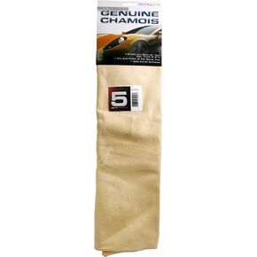 AutoSpa 40206AS Genuine Full Skin Chamois, 5 sqft , Black