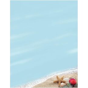 Great Papers! Beachy Holiday Letterhead, 80 count, 11" x 8.5" (2017017)