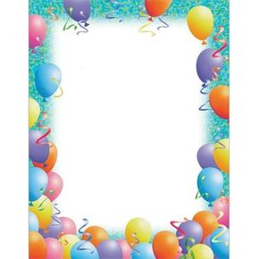 Party Stationery Set - 40 Sets of Matching Paper & Envelopes