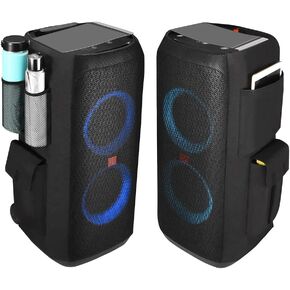 Partybox 310 Case,Rummyluck Protective Case Bag Sleeve for JBL Partybox 310 Portable Party Speaker,Portable Multifuctional Cover with Microphone Tablet Cable Accessories Storage Pockets