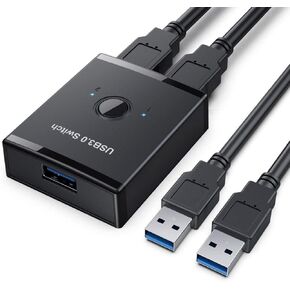Chenyang USB 3.0 KVM Sharing Switch Selector 2 Computers Sharing 4 USB Devices for Keyboard Mouse Scanner Printer in Kuwait