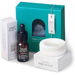Night:o Clock Essential Aroma Oil & Aroma Stock Gift Set, 100% Pure Natural Oil